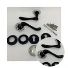 Door Set Door Factory Supply Best Quality Black Internal Door Handle Set