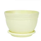 Pots Deepbang Multicolor Decorative Small Garden Resin Ceramic Plastic Plant Bowl Shaped Flower Pots For Planters