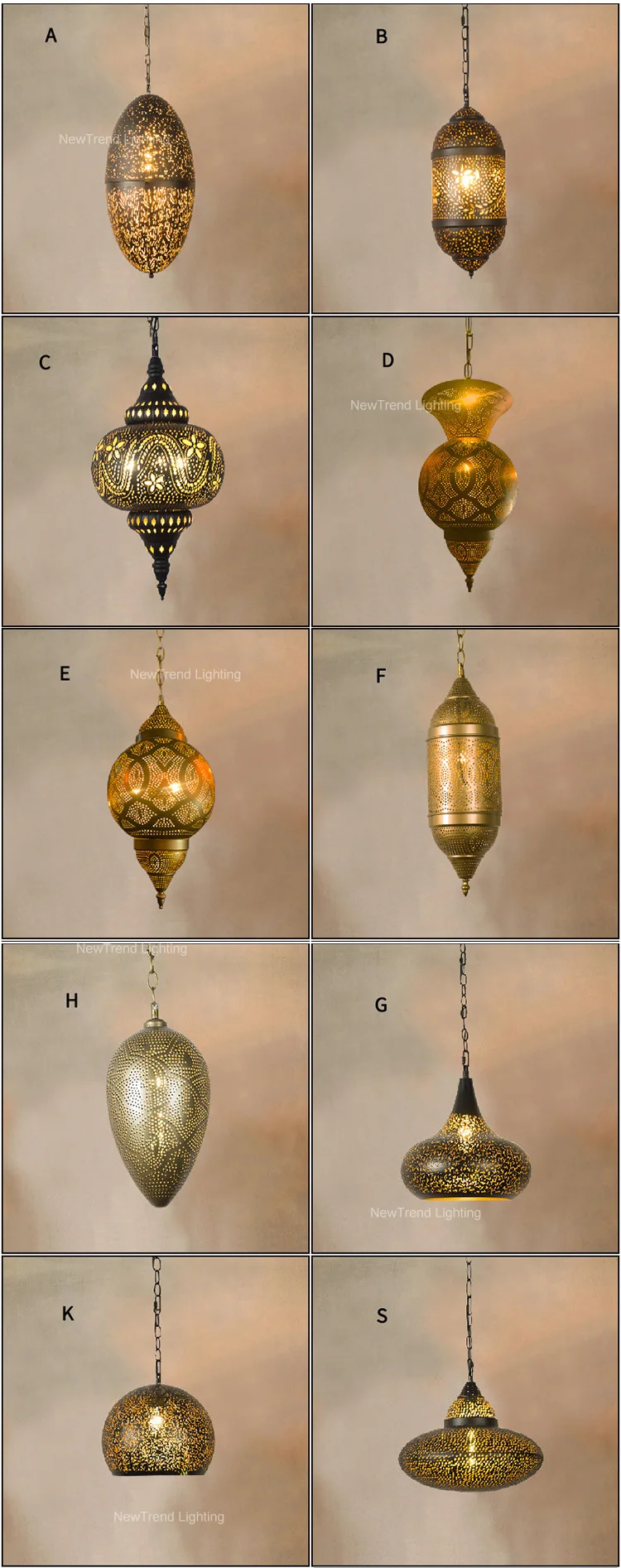 cpl 176 antique design indoor customization living room dining room metal iron decorative temple pendant light-2