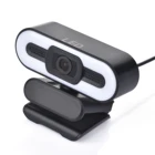 Touch Camera LED Touch Fill Light HD Computer Camera 1080P Built-in Microphone Supports Night Vision Function