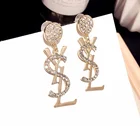 Gold Earrings Earrings XUNBEI High-quality 2021 S925 Silver Needle Gold Earrings For Women Jewelry