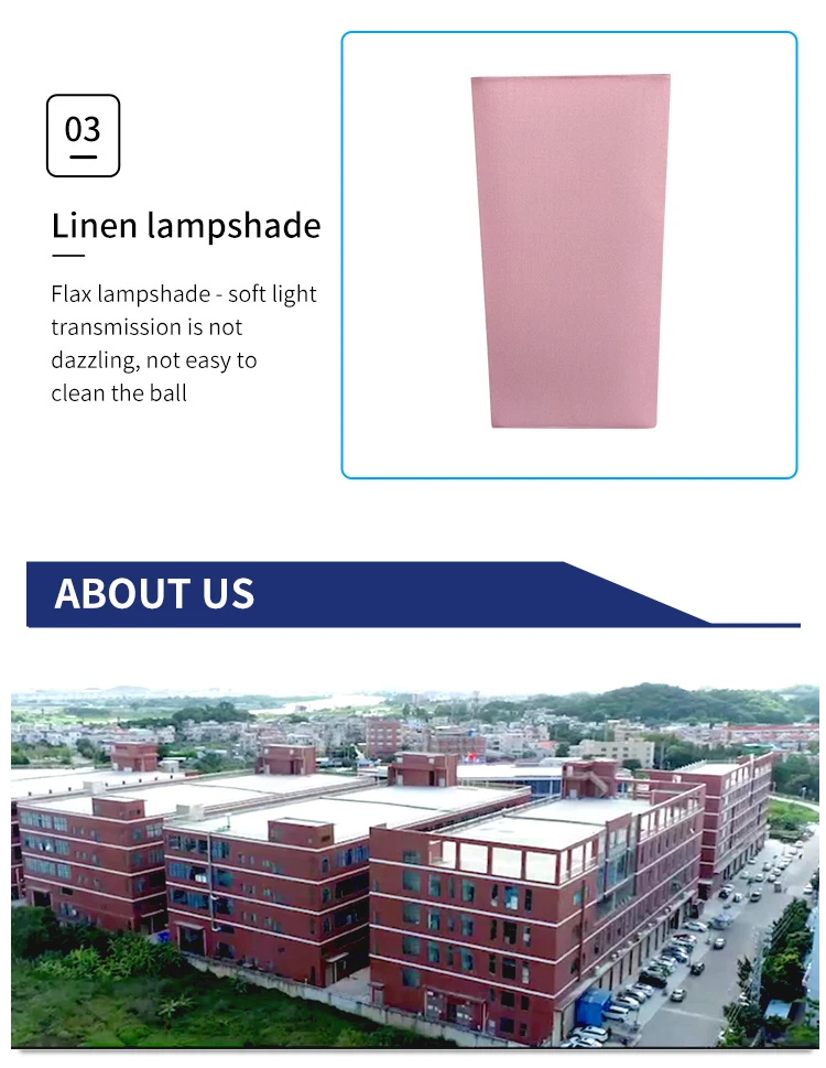 USB linen table lamp is suitable for hotel decoration room bedside table lamp