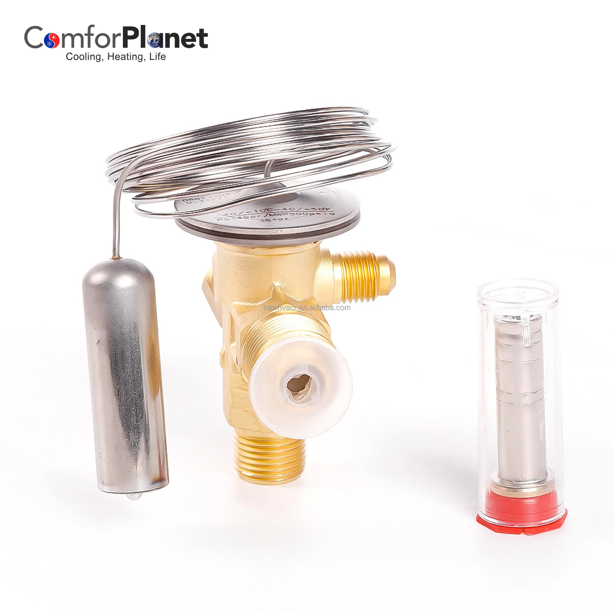 Air-conditioning Refrigeration Thermostatic Unit, Brass - detail 8