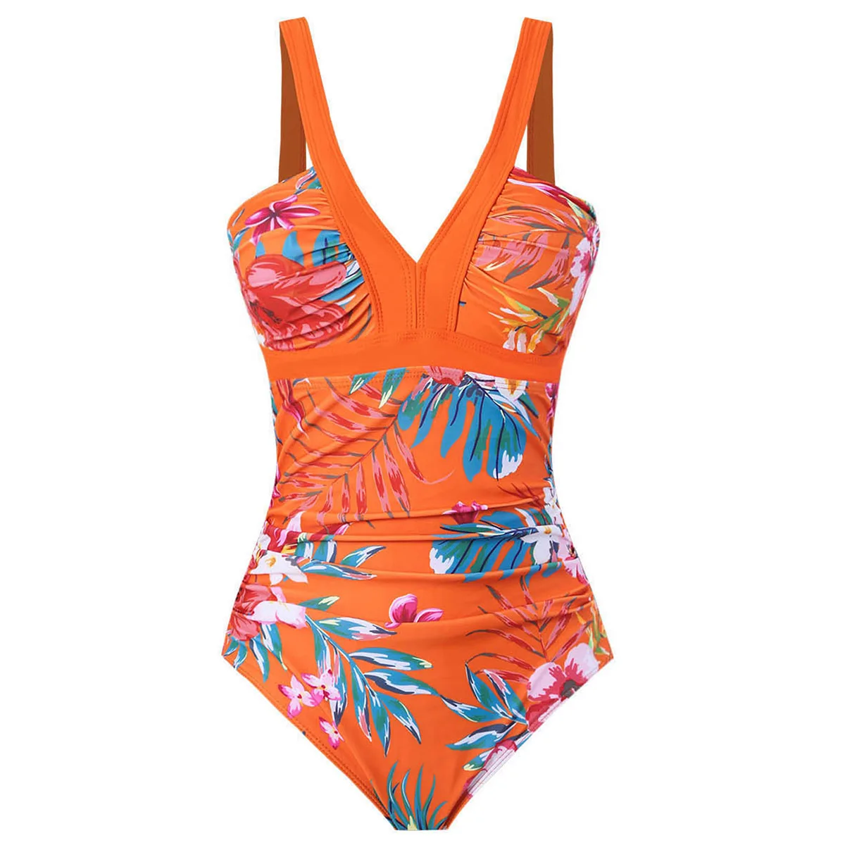 High Quality Women's Swimwear Floral Pattern One Piece Swimsuit Women's Sensual Bikini Swimsuit Bikini Suit