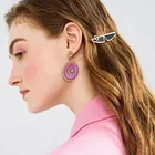 Nice Eid Mubarak Earrings Muslim Women Beautiful Ramadan Festival Gift Moon Starjewelry Wholesale