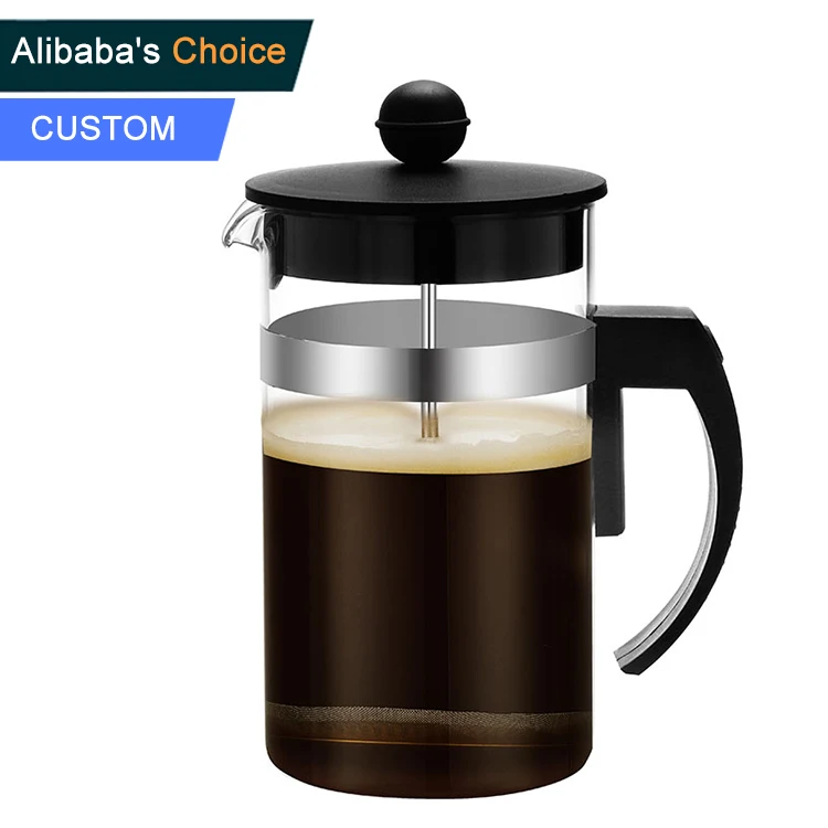 Plastic Borosilicate Glass Termo Prensa Francesa French Press Coffee Tea  Maker Metal Plunger - Buy French Press Metal Plunger,French Press Coffee  Tea Maker,Plastic Borosilicate Glass French Press Product on Alibaba.com