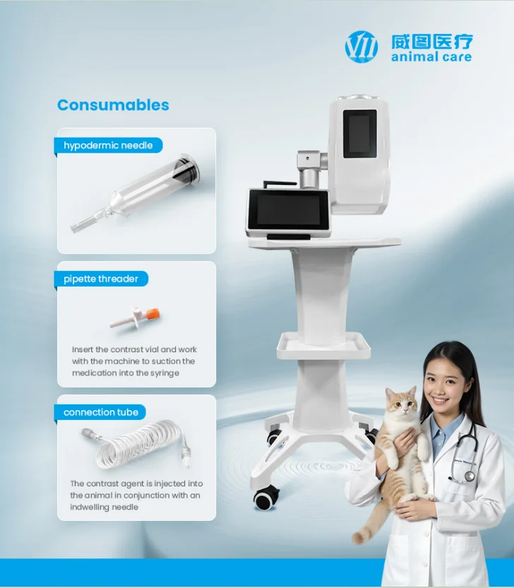 Fully Automatic Veterinary High Pressure Injection Pump for DRX RAY &CT & MRI Scans& DSA