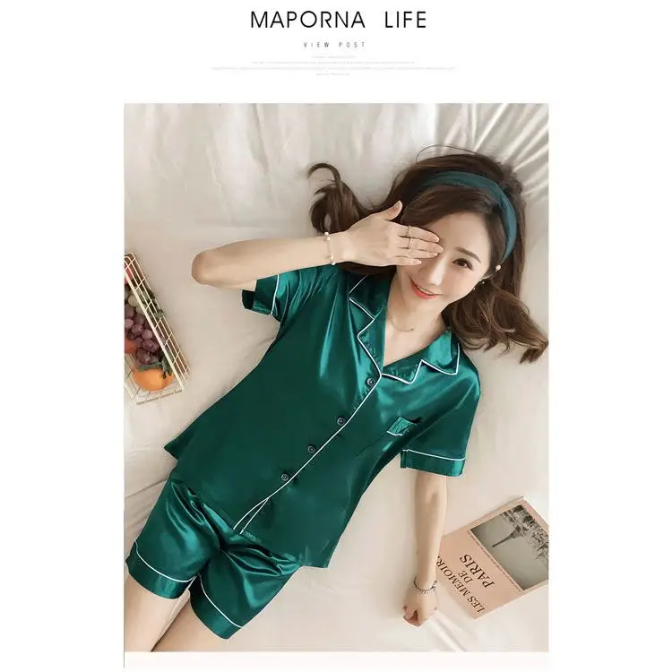 Best Selling 100% Pure Silk Pyjamas Set Breathable Sleepwear And Loungewear For Women