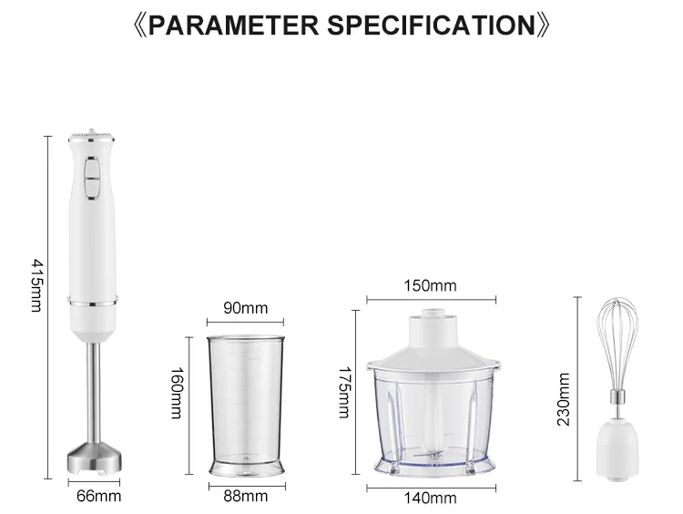 Held Luxury Food Mixer Egg Beater Electric Stick 3 In 1 Professional