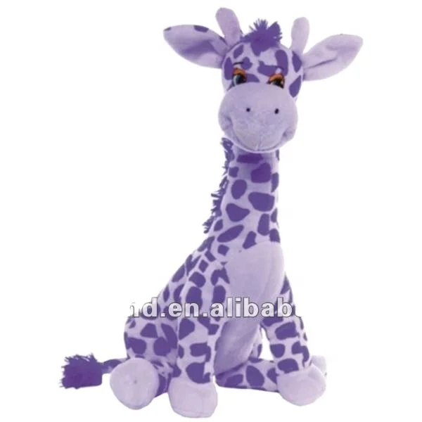 purple plush giraffe