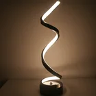 Lights Home Decoration Led Lamp Warm White Aluminum Lights Modern Spiral Table Lamp