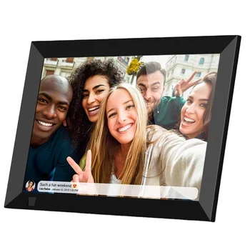 10.1 inch Frameo App Family Sharing HD Display WiFi Modern Plastic DIgital Photo Frame