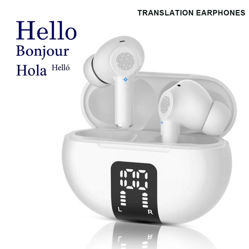 Translation Earbuds Multi-functional Earphone 144 Languages Mutual Translation Wireless Headset Headphones with APP