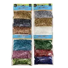 Glitter Decorates Christmas 1000 MOQ Factory Direct Sales Glitter Craft To Decorates Christmas Tree PVC Glitter Craft