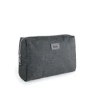 Customized Size RPET Travel Toiletry Organizer Abs Pc Cosmetic Bag For Men