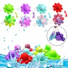 Toy Kid Silicone Reversible Octopus Toy Fidget Sensory Toy Double Side Mood Octopus Fidget Toy For Kid