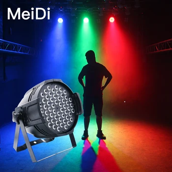 3-in-1 high power 54 floodlight LED dyeing effect voice-activated stage Par lights