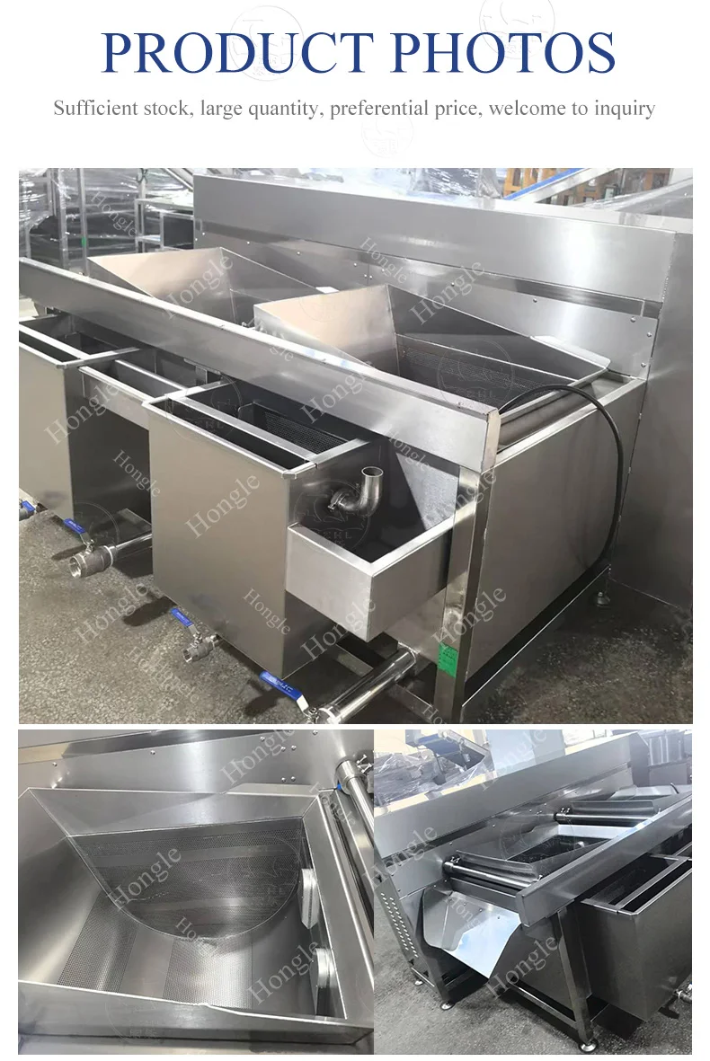 Blueberry and Vegetable Production Line White Radish Washing and Drying Machine for Hotels and Restaurants Used Condition details
