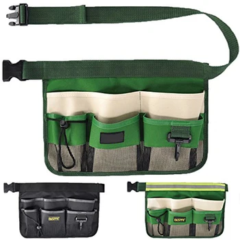 7-Pockets Gardening Tools Roll Bag Belt Bags Garden Tool Waist Bag Hanging Pouch With Multiple Color