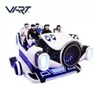 Vr Simulator Cinema Theme Park Equipment 6 Seats 9D Virtual Reality VR Simulator Cinema With VR Movies