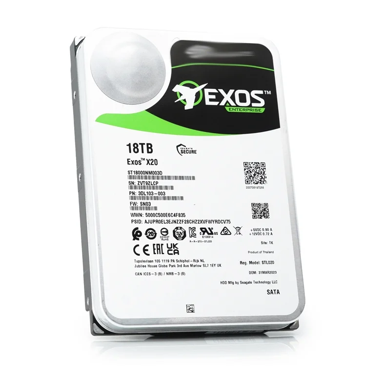 ST18000NM000D 18TB Enterprise Hard Drive With 256MB Cache For Server Use