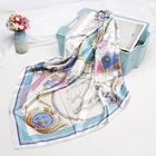 China Manufacturer Silk Satin Scarf Women Good Quality Silk Scarf Women Printed Satin