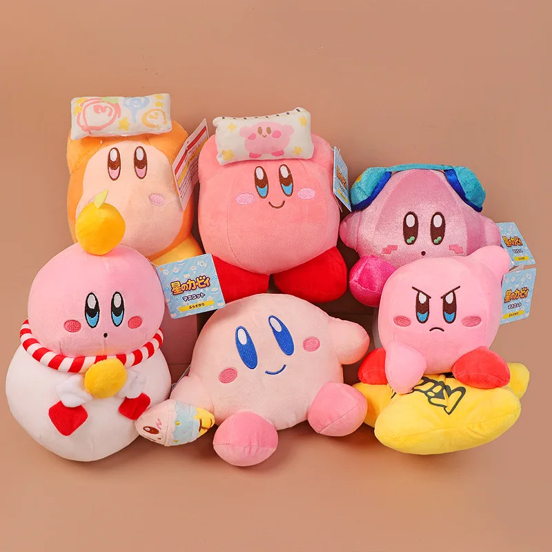 High Quality Kirby Stuffed Toys Kawaii Cute Plush Doll Cartoon Soft Peluche Children Christmas Birthday Gift