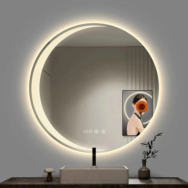 BOLEN Smart touch Sensor wall mirror Illuminated LED Light Bathroom Mirror