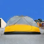 Family Factory Customized Outdoor Camping Tent 3 People Double Layer Waterproof Aluminum Pole Climbing Family Tent