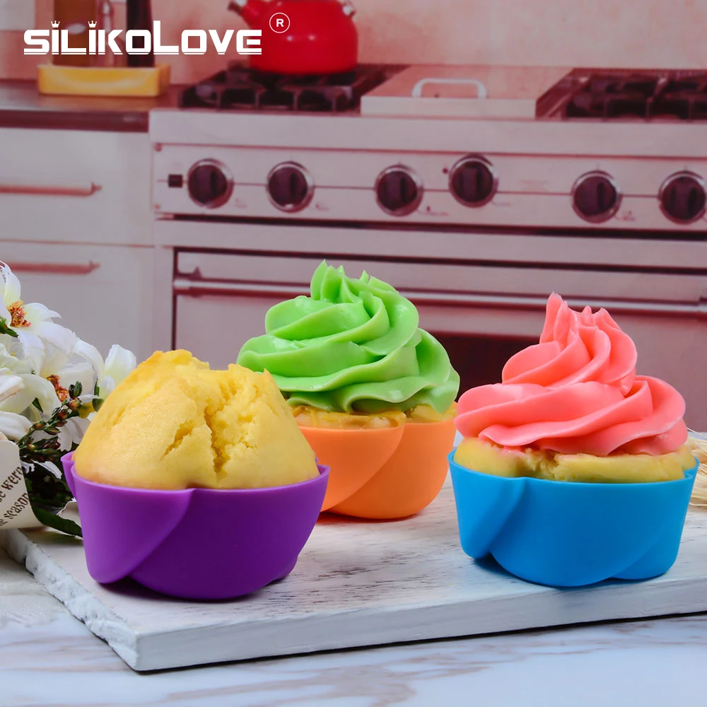 Rose Flower Shape DIY Silicone Mold for Handmade Soap Cake Jelly Pudding Chocolate