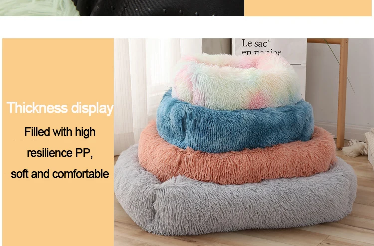 product wholesale dog beds plush warm soft washable pet beds for dogs-53