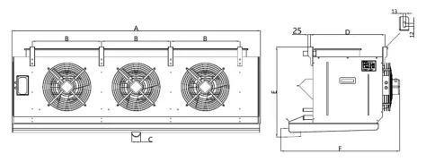 Ceiling Suspended Air Cooler, 380V, 380 V - detail 4