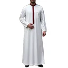 Kurta Malaysia Clothing Men Traditional Satin Kurta Muslim Men Clothing Islamic