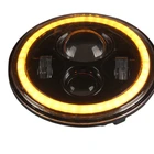 Led Headlight Led IP67 7 Inch Front Headlight Round Led Head Light