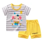 Summer Clothes Unisexsummer Summer Kids Boutique Outfits Fashion Cotton Short Sleeve Clothes Baby Cotton Clothes