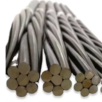 High strength High Carbon hot-dip pc steel strand  galvanized steel wire strand