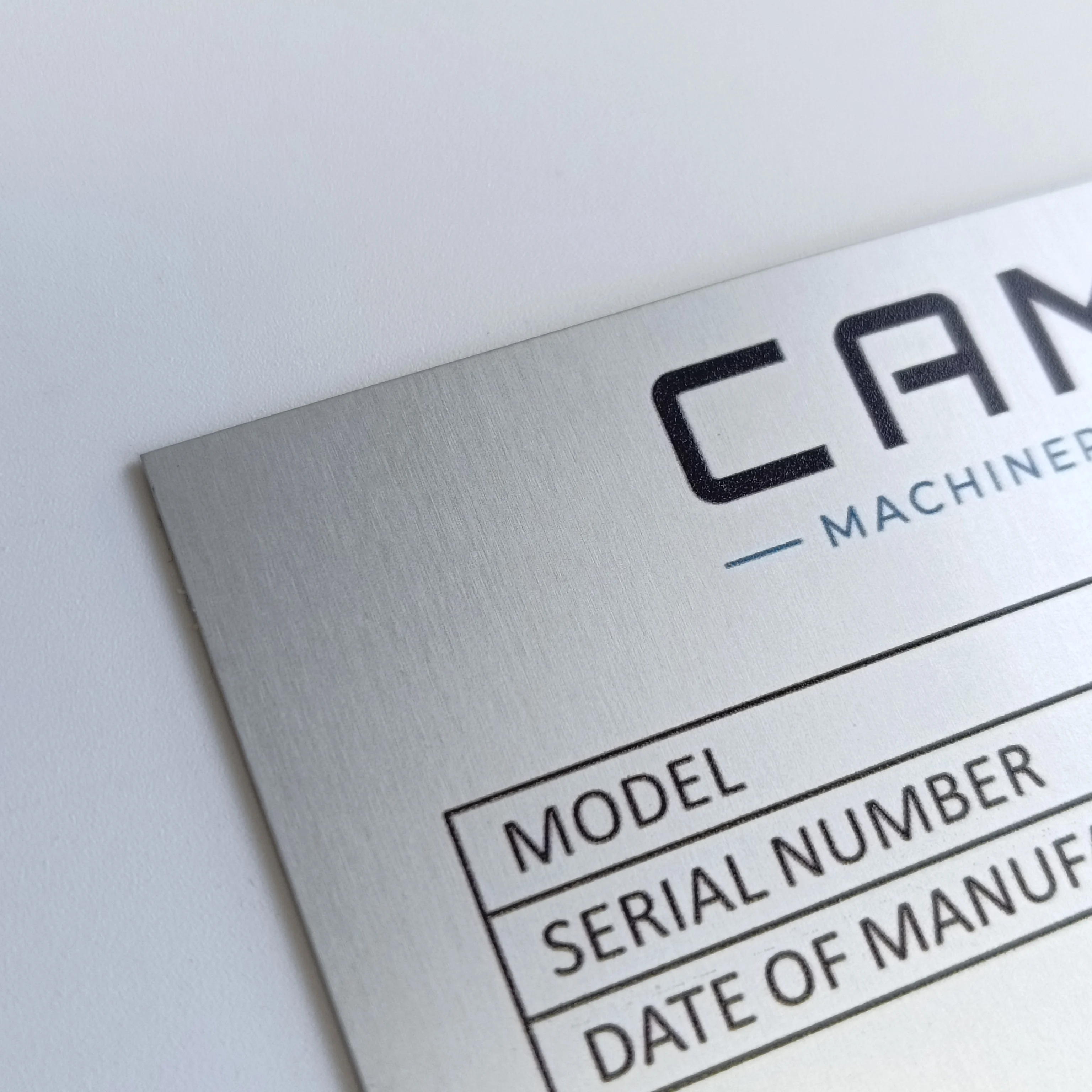 product self adhesive aluminum name plates sign anodised metal nameplate tags anodized aluminium labels291-11