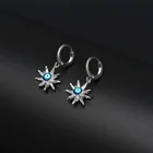 Drop Earrings Earrings Crystal Flower Drop Oil Evil Eye Earrings Fashion Personality Earrings Factory Direct
