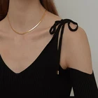 Long Jewelry Chain Snake Bone Shiny And Charming Long Jewelry Chain Pendant Bone Chain Necklace