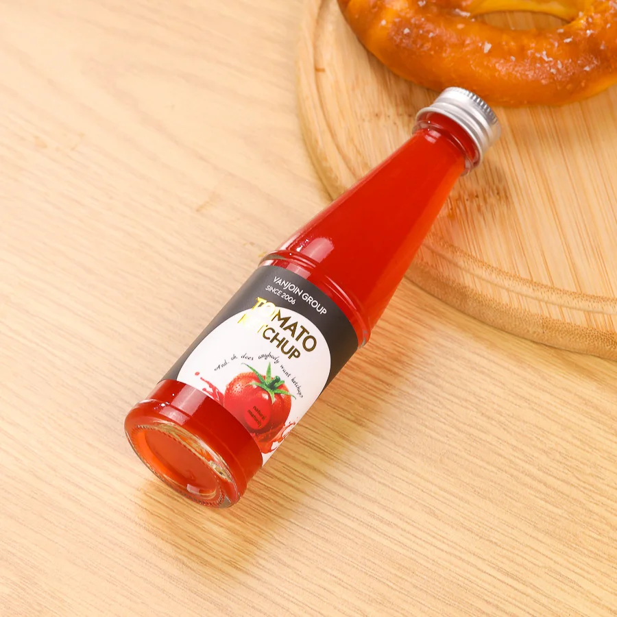 Empty Mini Ketchup Sauce Packaging Bottle for chili hot barbeque sauce Salad Dressing Bottles Wholesale 50ml