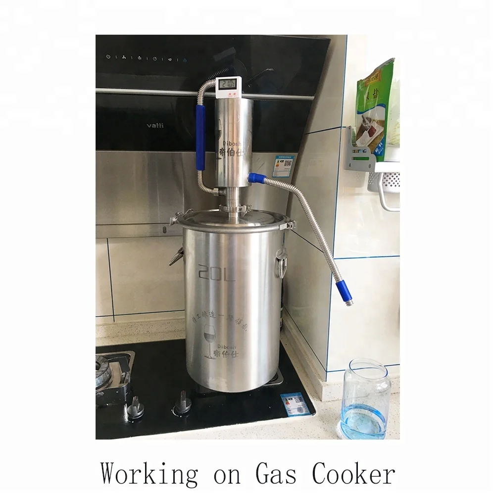 12l Alcohol Distiller Equipment Mini Distillery Brandy Whisky Vodka