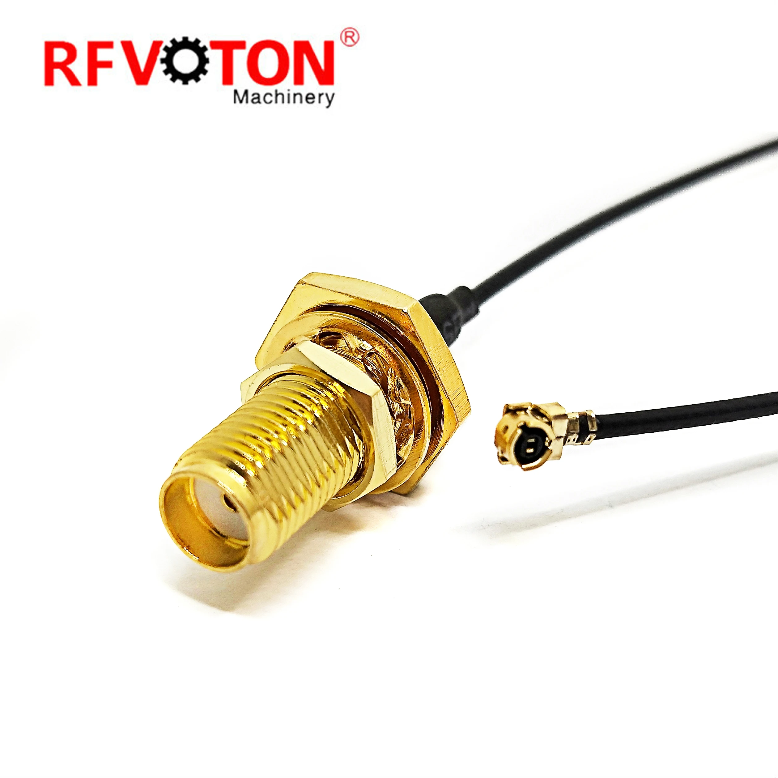 N-type female Waterproof to MMCX male right angle R/A RF RG316 Coax pigtail Lot 