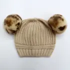 Baby Boy Hat Hats 2021 New Cute Baby New Born Rabbit Wool Ball Knitted Boy Hat Hand Embroidered Newborn Baby Hats