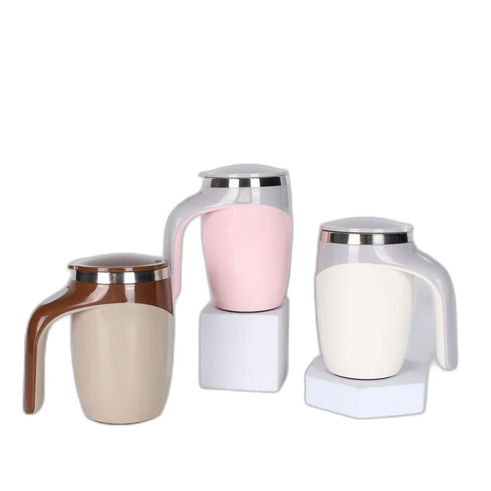 Electric Stirring Coffee Cup Milk Cup Office tea cup Rechargeable Stainless steel