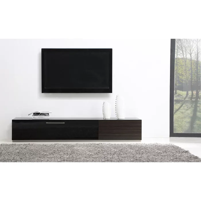 YQ Wholesale Ready to Ship Nordic Simple Stylish Wooden Retractable Coffee Table TV Cabinet Stand