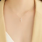 Cross 2021 Hot Sale Jesus Cross Necklace Diamond Cross Necklace Costume Necklace
