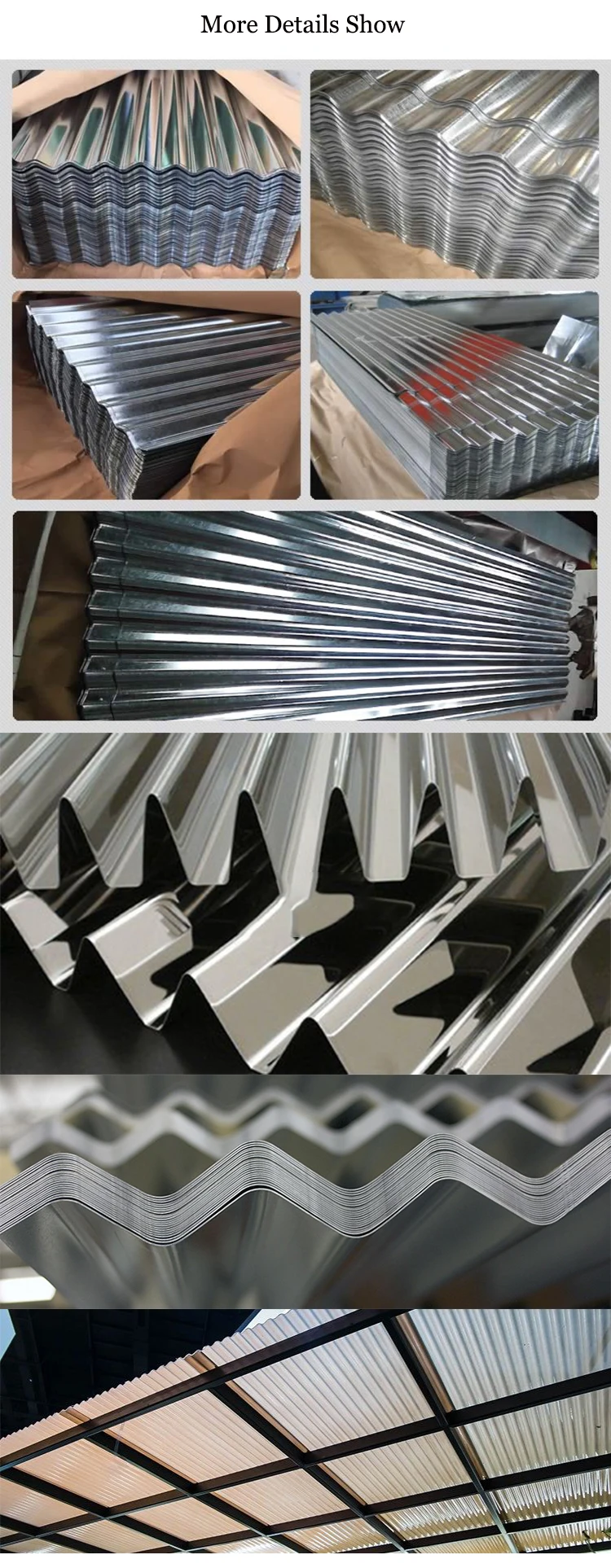 Aisi Astm Jis Dx51d 80 120 275 Galvanized Iron Roofing Steel Sheet