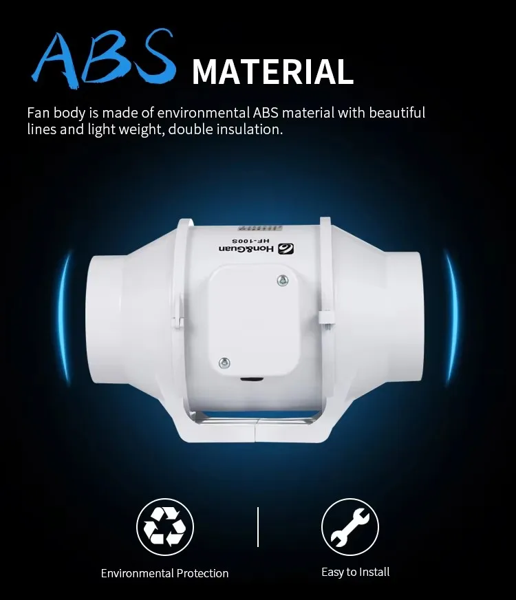 Inline Duct Fan, Plastic, 2600r/min - detail 14