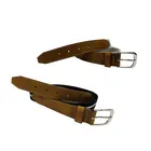 Cotton Belt Oem Customized Washed 100% Cotton Belt / Real Leather /children/ Student Belt