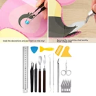 Tools 18 Pcs Professional Craft Vinyl Weeding Tools Set For Silhouettes Cameos Lettering Arts Crafts Protect